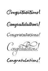 Vintage Happy Birthday Calligraphic and Typographic. Happy Birthday greeting card with lettering design