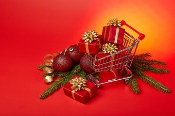 Christmas and New Year shopping.