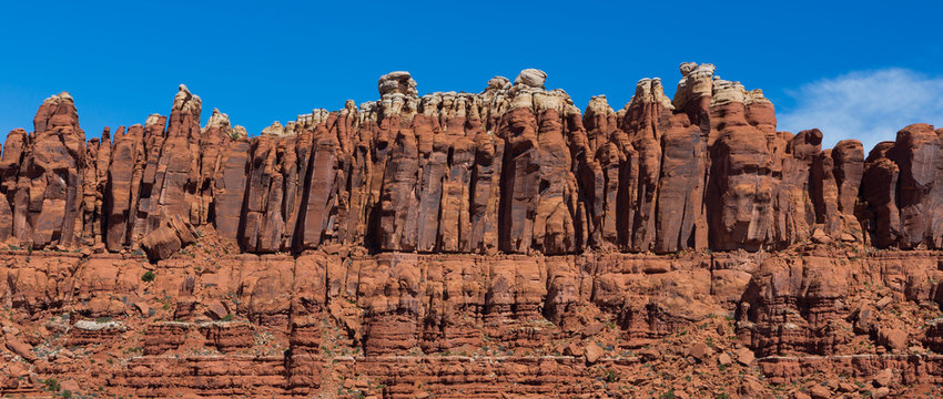 Arches National Park Rock Formation Closeup