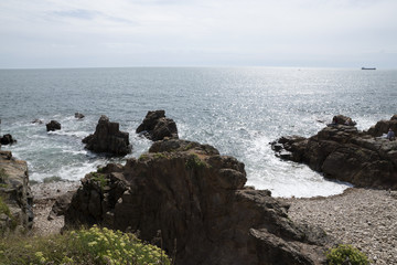 Plage pr&egrave;s du Puits d'Enfer