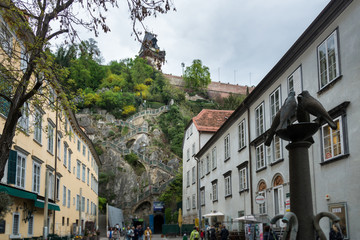 Visiting Schlossberg Graz, the capital city of Styria
