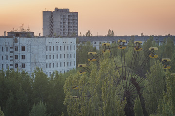 Obraz premium Chernobyl by Night