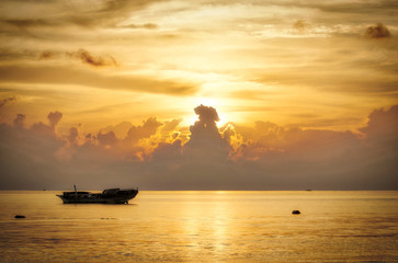 Fototapeta premium Maldives Sunset