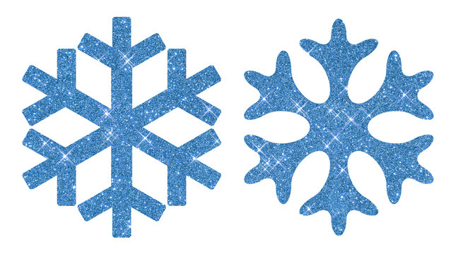 FLOCON DE NEIGE DOR&Eacute; PAILLETTES trac&eacute; de d&eacute;tourage inclus