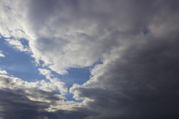 Dramatic dark sky