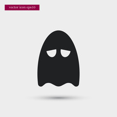 Ghost icon simple vector sign