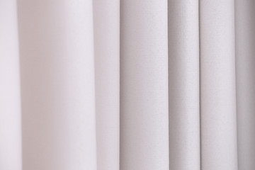 Fototapeta premium Beautiful silk curtains, closeup