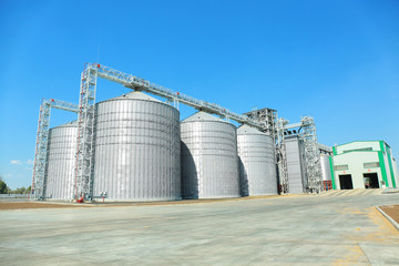 Territory of modern grain elevator