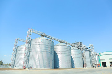 Territory of modern grain elevator