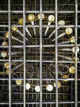 Steel Rebar Cage for Reinforced Concrete Bridge Footing