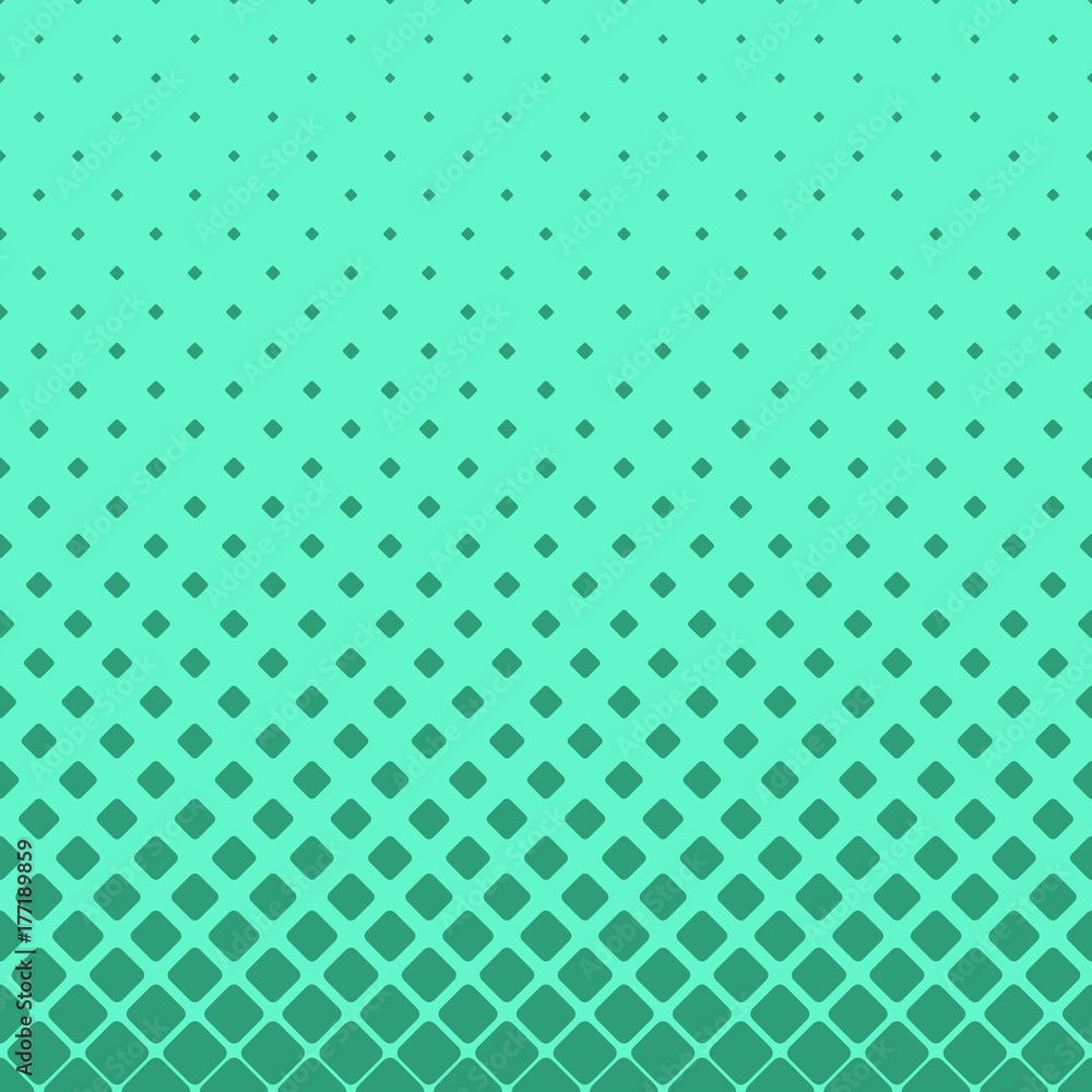 Poster simple abstract halftone rounded square pattern background - vector design with diagonal squares