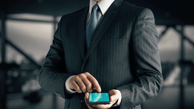 Businessman with E-Discovery Team