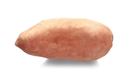 Sweet potato on white background