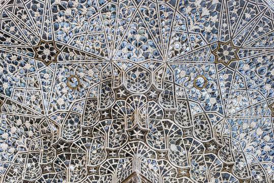 Arabic Mosaic Pattern Wall In Amber Fort