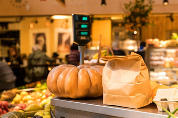 Pumpkin and craft package, fall weekend food market