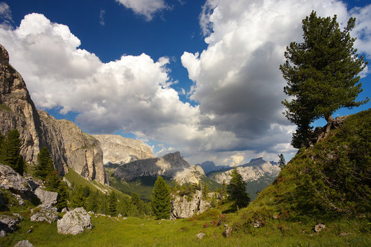 View of Dolomites, Italy