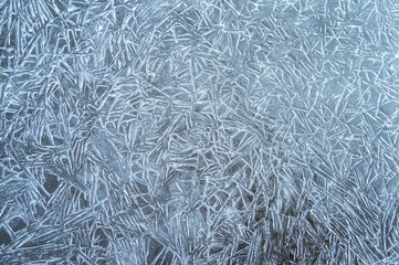 Background made of ice. Ice patterns.
