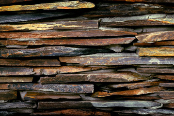 pattern of stone wall surface