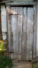 old wooden door