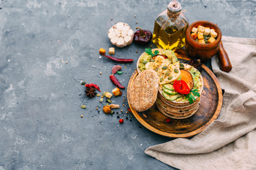 variety of sandwiches with different fillings