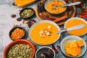 Pumpkin soup cream