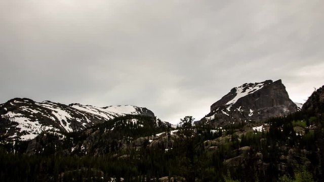 Timelaspe on mountains