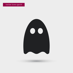 Ghost icon simple vector sign