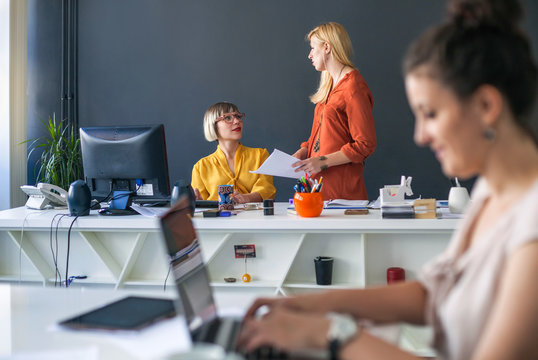 Businesswomen at the office