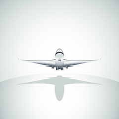 Airplane Black-Silver