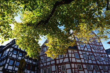 Altstadt Marburg an der Lahn in Hessen 