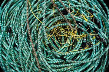 cordage corde pêche pêcher filet mer océan attraper marin poisson