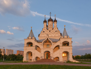 The Church of the Annunciation of the Blessed Virgin Mary in Taininskoye in the Moscow Region