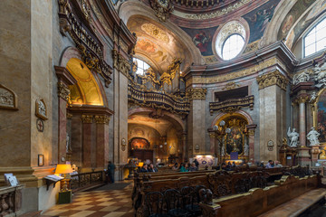 Visiting St. Peter's Church in Vienna, Austria’s capital