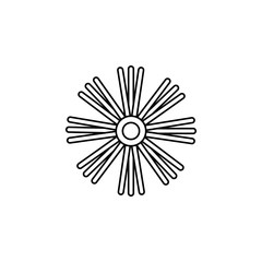 Obraz premium abstract type of flowers Line Icon