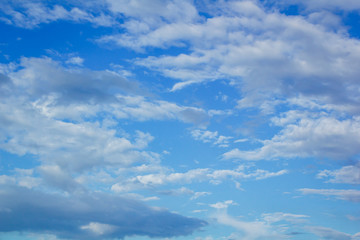 Obraz premium Clouds in the sky is very beautiful.