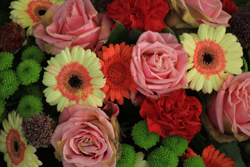 Pastel wedding flowers