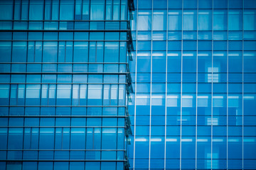 detail shot of modern business buildings in city