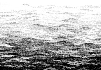 Abstract stippled halftoned waves background - 177213058