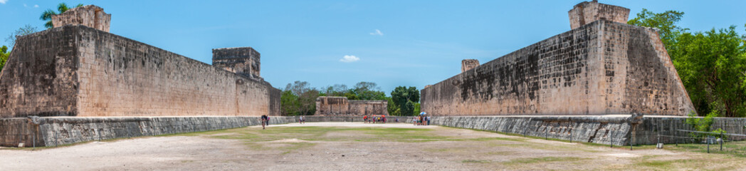 Great Ball Court at Chichen Itza, Yucatan, Mexico