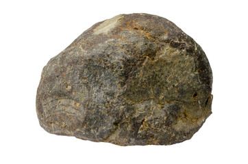 Big granite rock stone, isolated on white background.rock stone isolated on white...