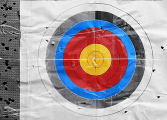 Target in archery club