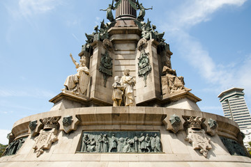 Obraz premium Columbus Monument - Barcelona - Spain