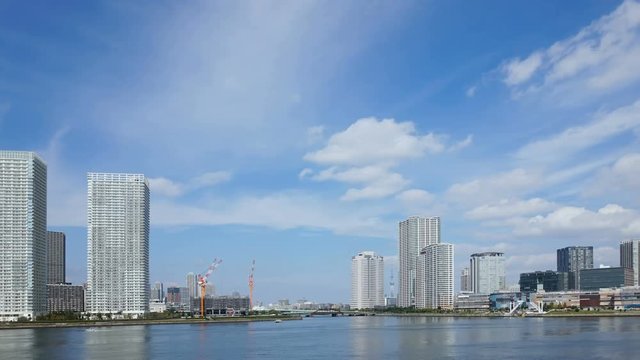 東京風景　タイムラプス　4k