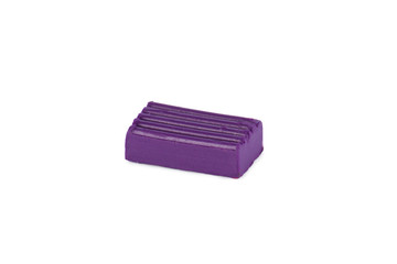 Piece of violet plasticine