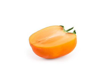 Ripe yellow persimmon