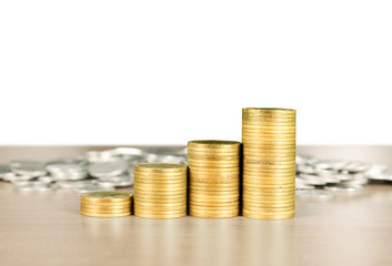 Coin stacks , business  ideas