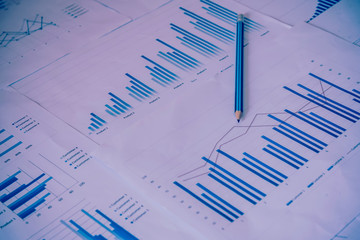 colorful graphs, charts, marketing research and business annual report background, management...