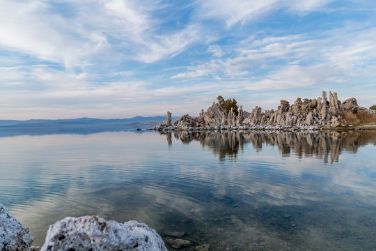 Mono Lake CA - amazing Lake - blue - water - sky 