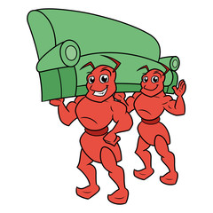 ants carrying a sofa 2