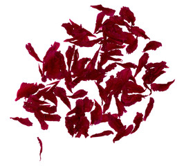 Dried peony petals